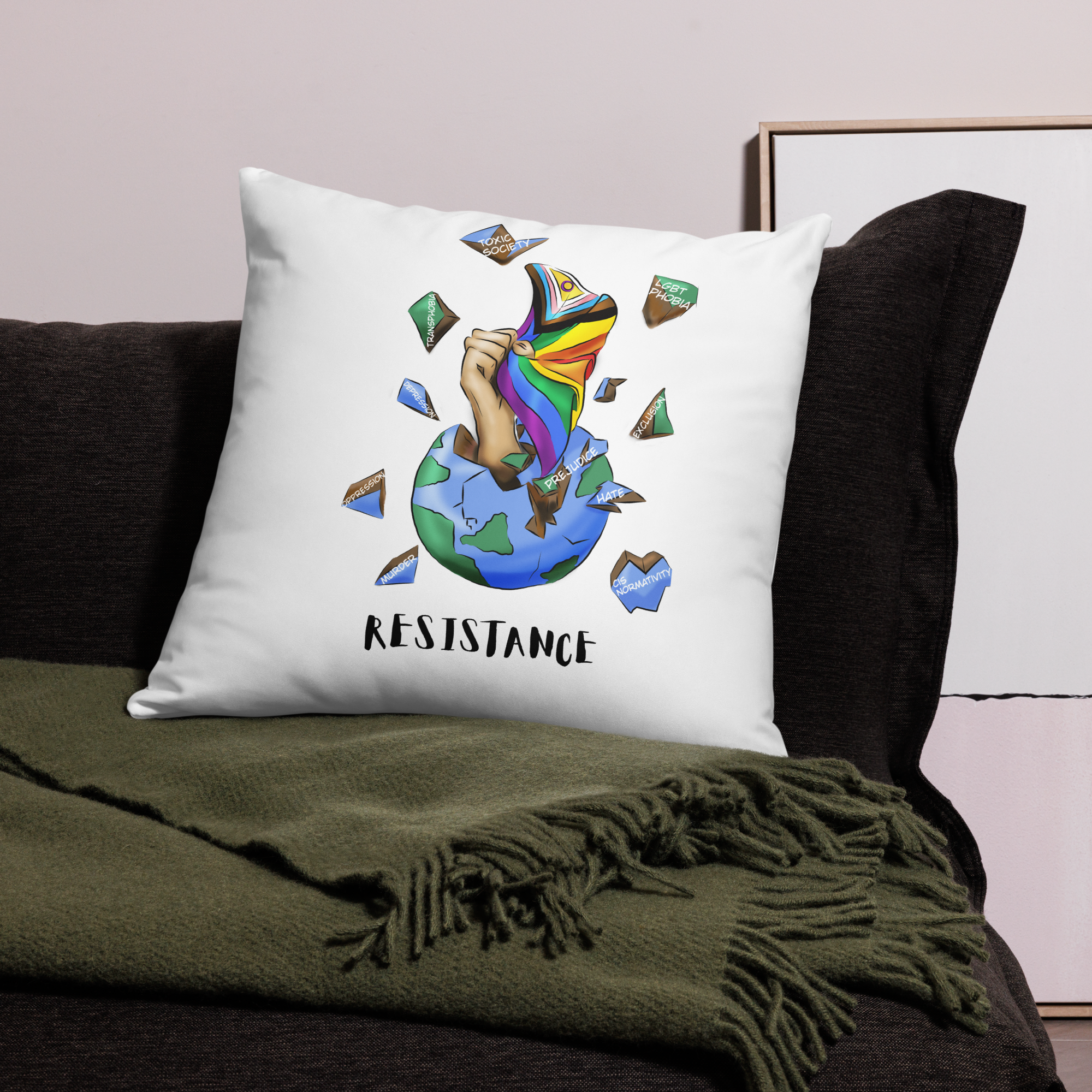 Planeta Resistencia Almohada Básica