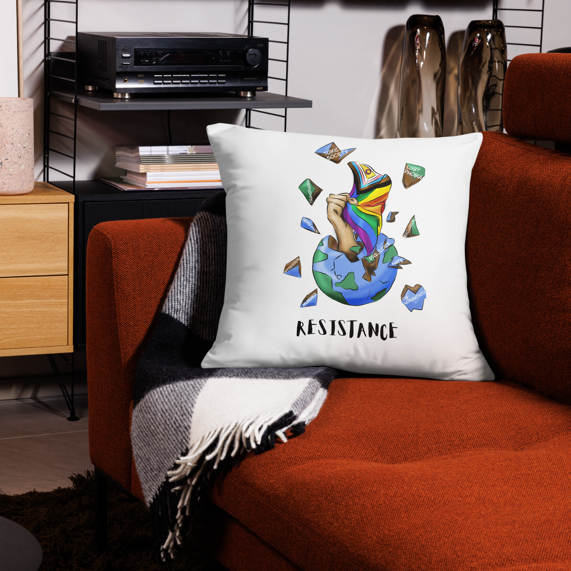Planeta Resistencia Almohada Básica