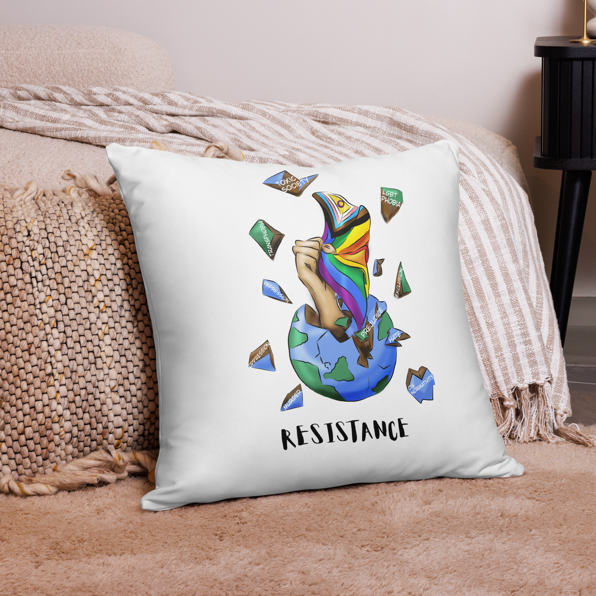 Planeta Resistencia Almohada Básica