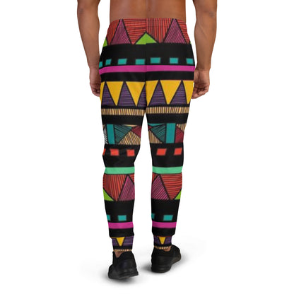 VOCE LINDX African Joggers – 100 % Polyester Sublimation Print with Elastic Waist &amp; Pocket – Inclusive Lounge Pants