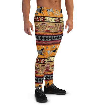 VOCE LINDX African Animals Joggers – 100 % Polyester Sublimation Print – Inclusive &amp; Durable Lounge Pants