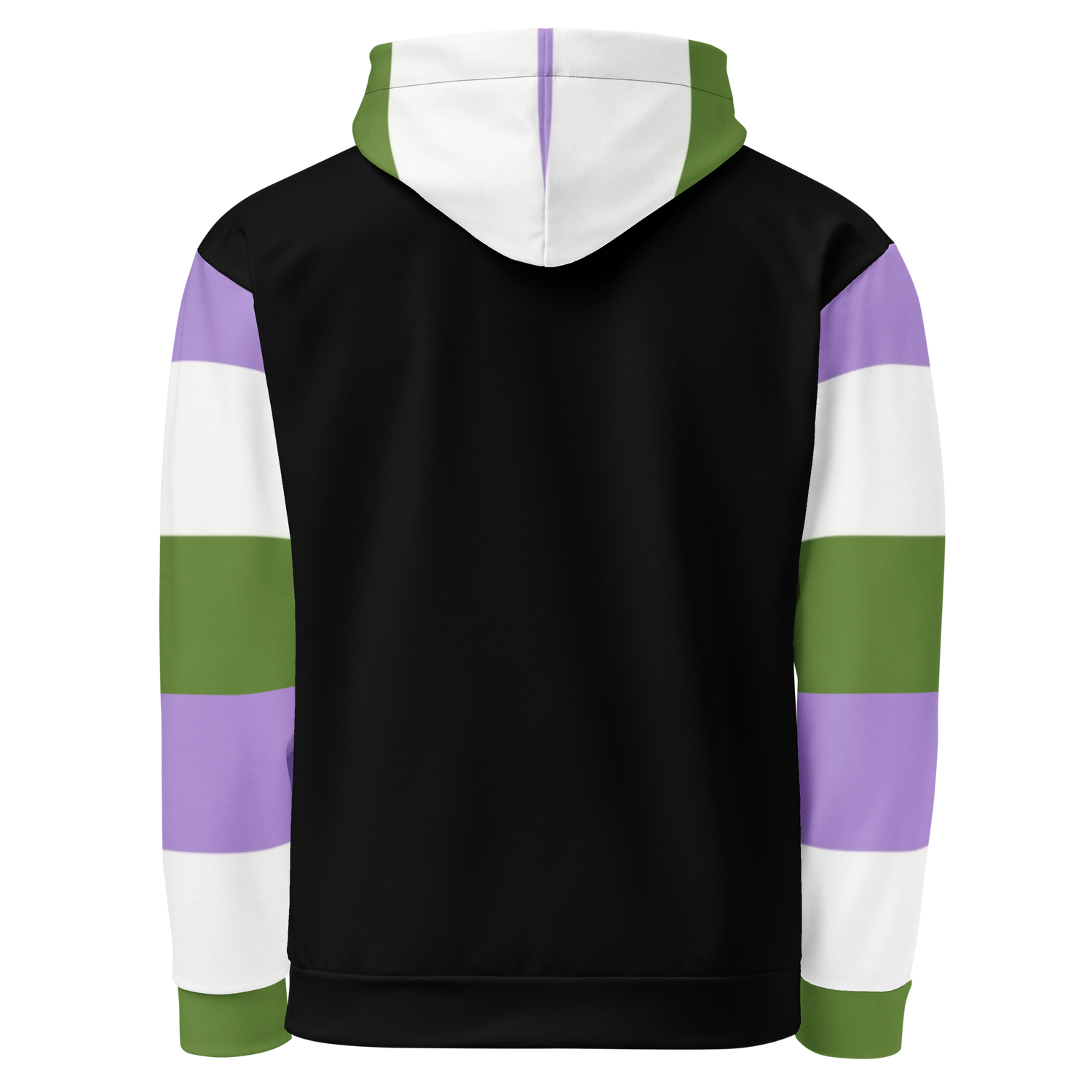 Sudadera con capucha Bandera del orgullo Genderqueer