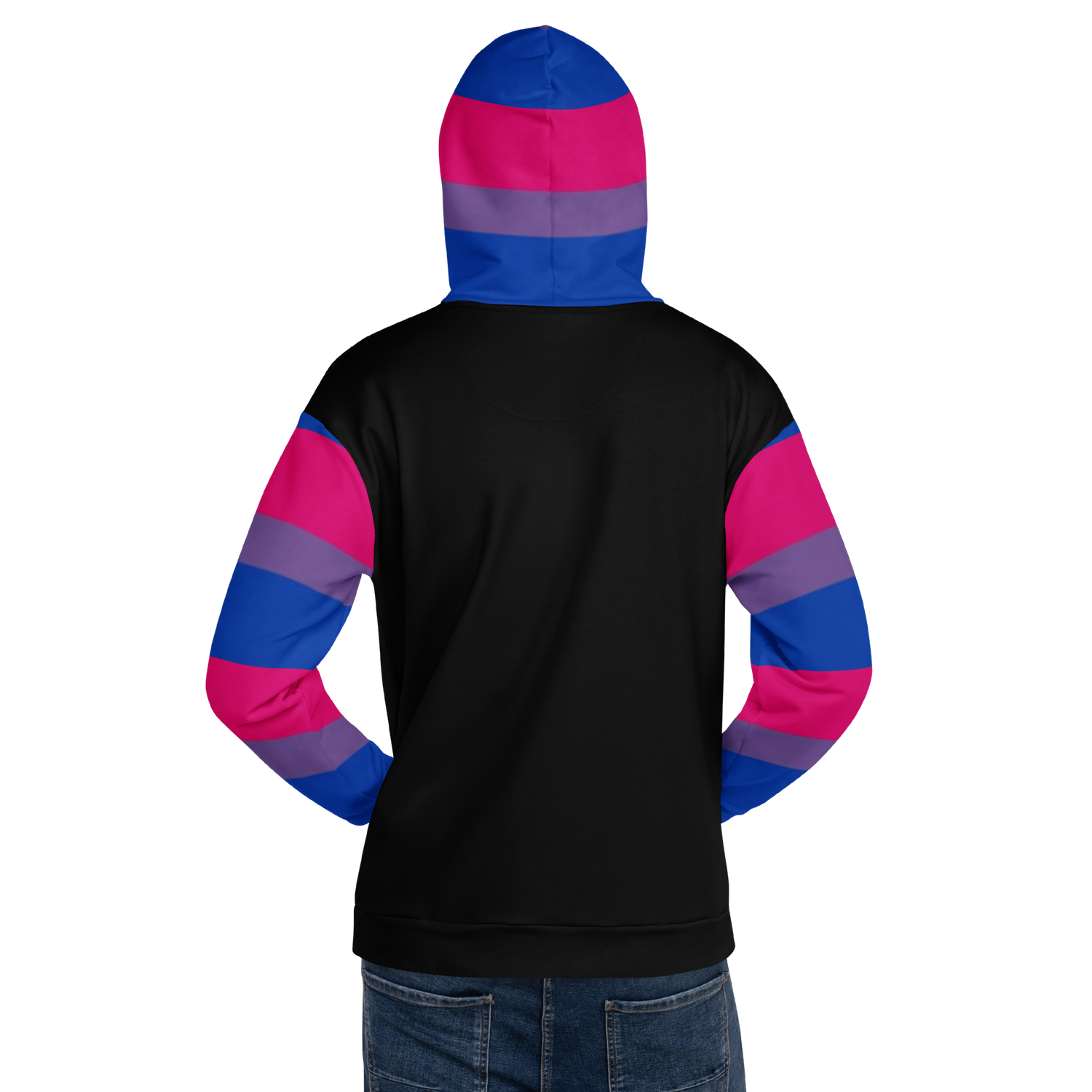 Sudadera con capucha Bandera del Orgullo Bisexual