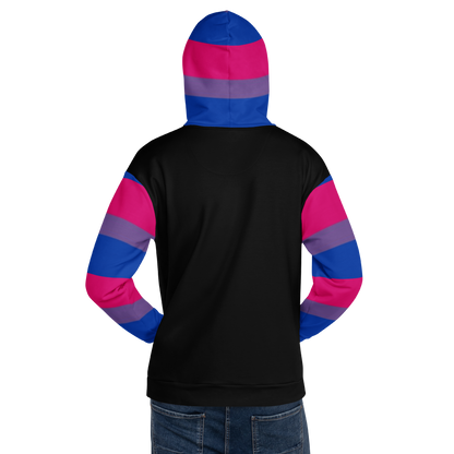 Sudadera con capucha Bandera del Orgullo Bisexual