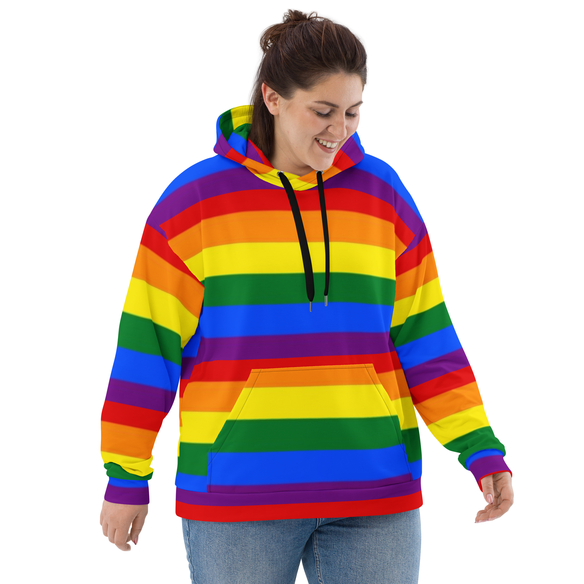 LGBTQ+ Rainbow Pride Flag Hoodie – Colourful, Inclusive &amp; Comfortable Statement Wear