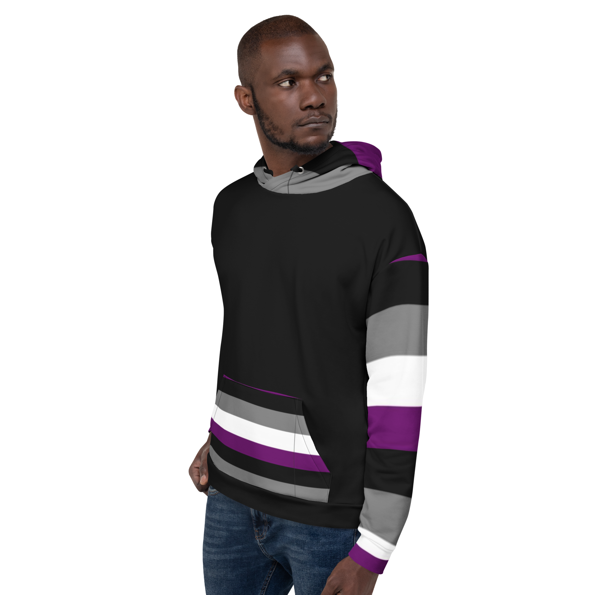 Asexual Pride Flag Hoodie – Comfortable, Empowering &amp; Authentic Style