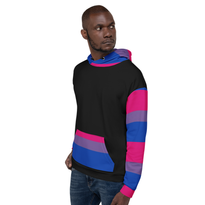 Sudadera con capucha Bandera del Orgullo Bisexual