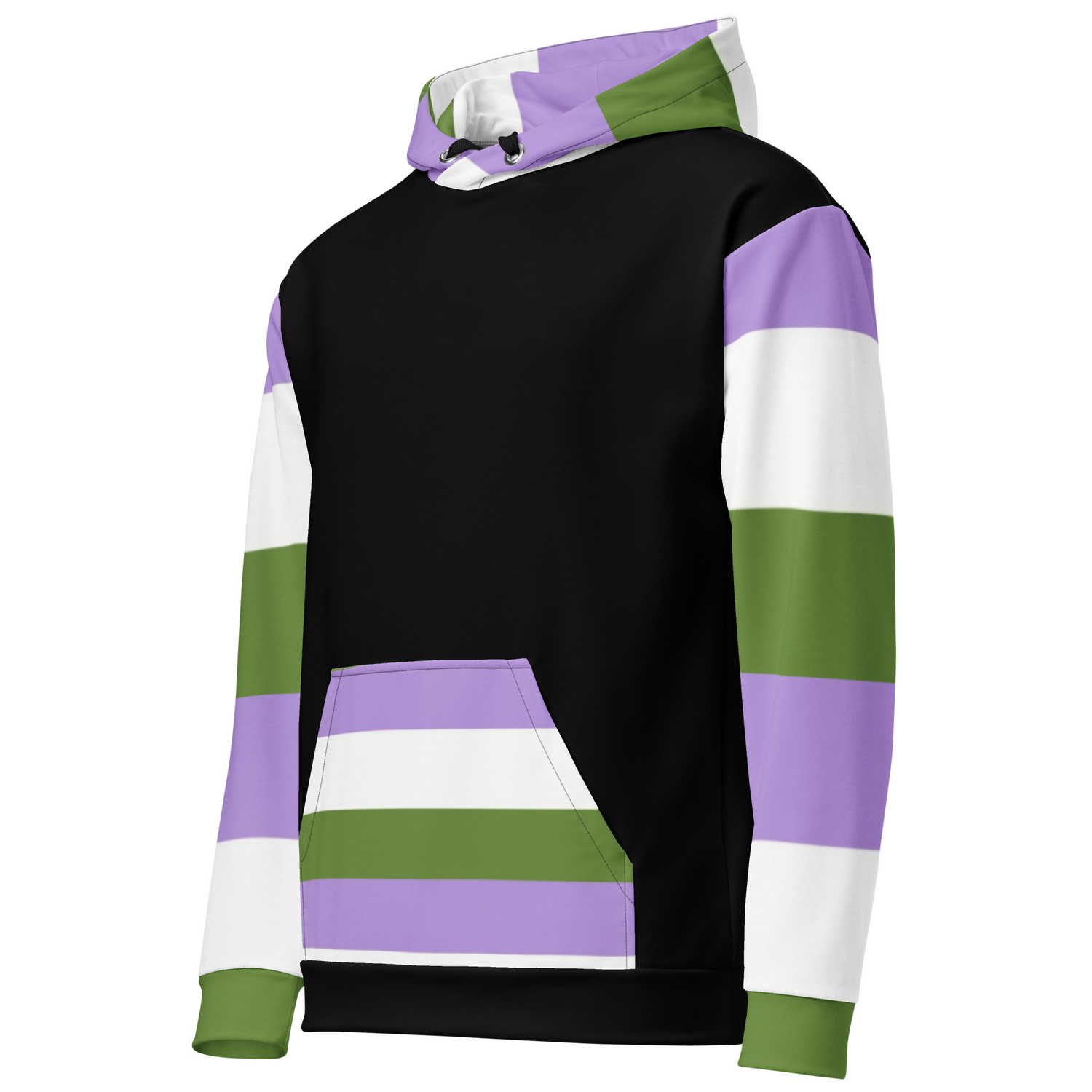 Sudadera con capucha Bandera del orgullo Genderqueer
