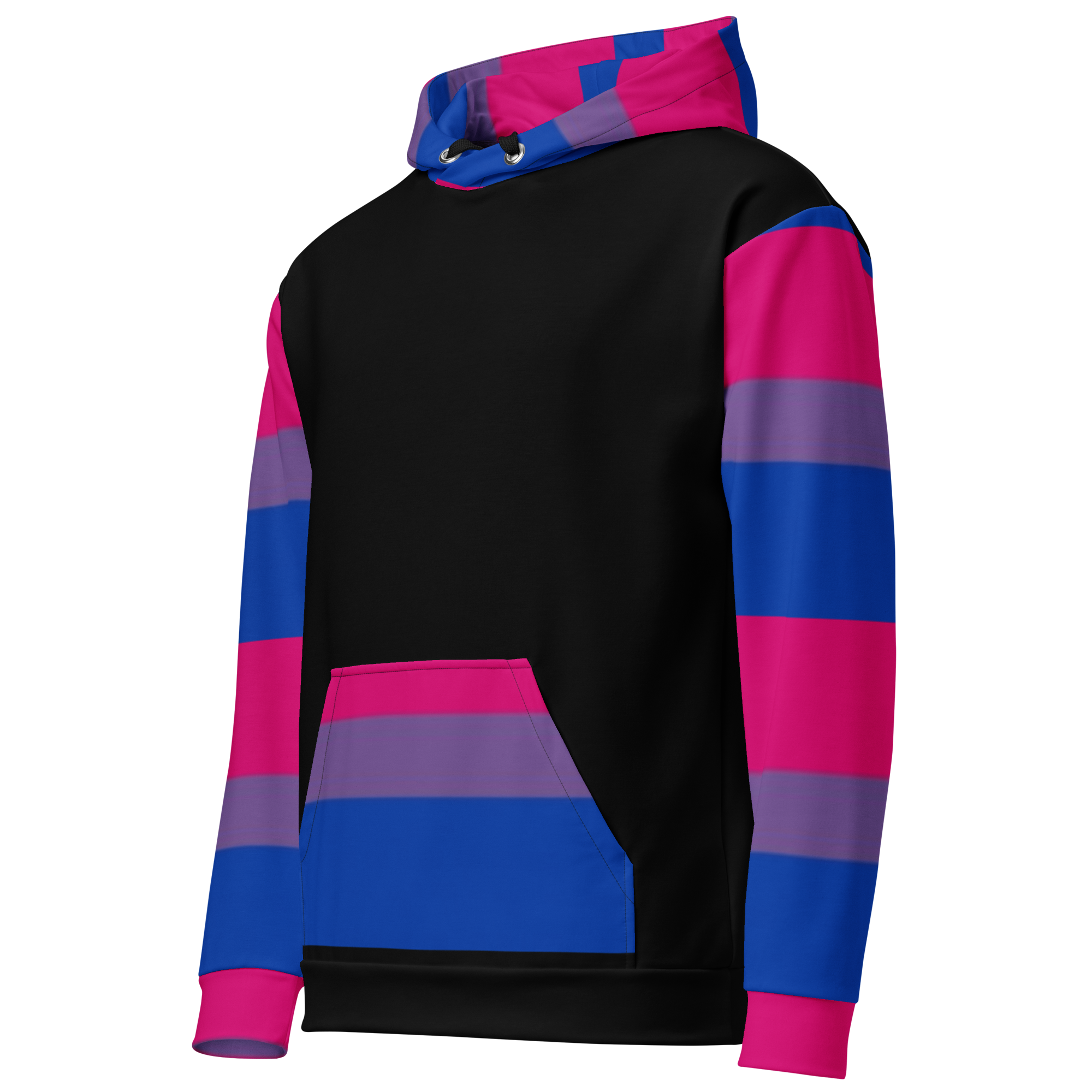 Sudadera con capucha Bandera del Orgullo Bisexual