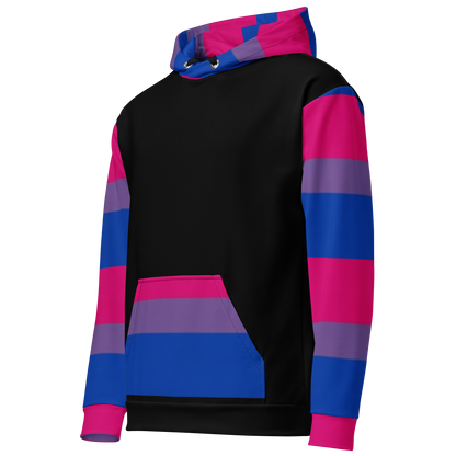 Sudadera con capucha Bandera del Orgullo Bisexual