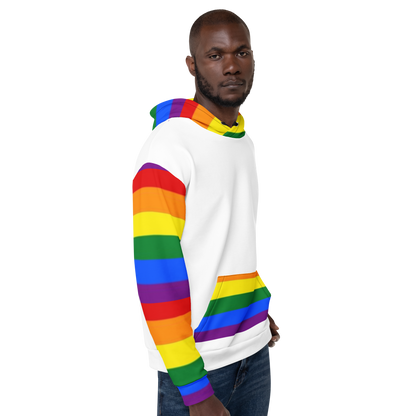 Sudadera con capucha LGBTQ+ Bandera del Orgullo Arco Iris