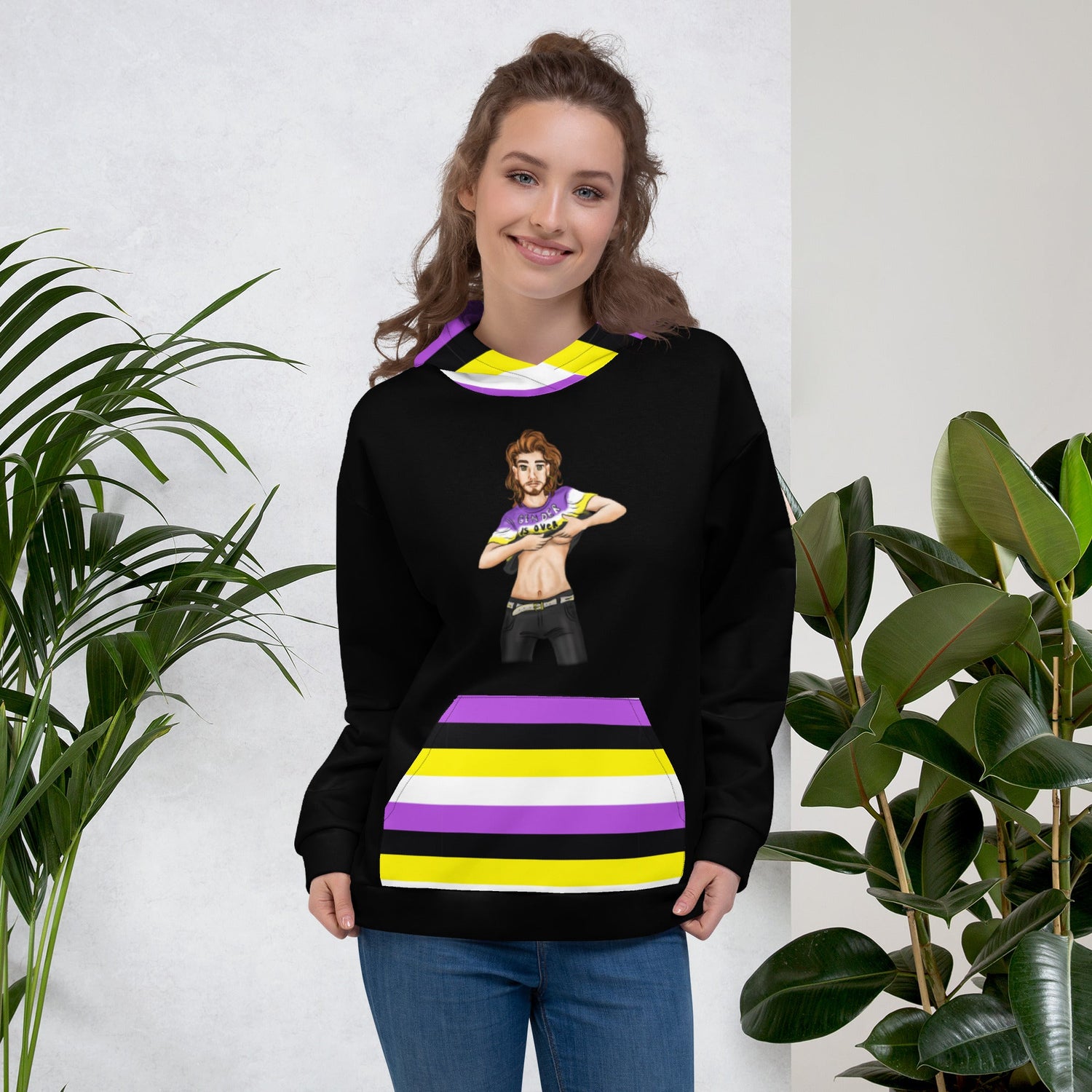 Diverse Identity Gender Is Over Hoodie – Inclusive, Comfortable, Statement Piece | Voce Lindx