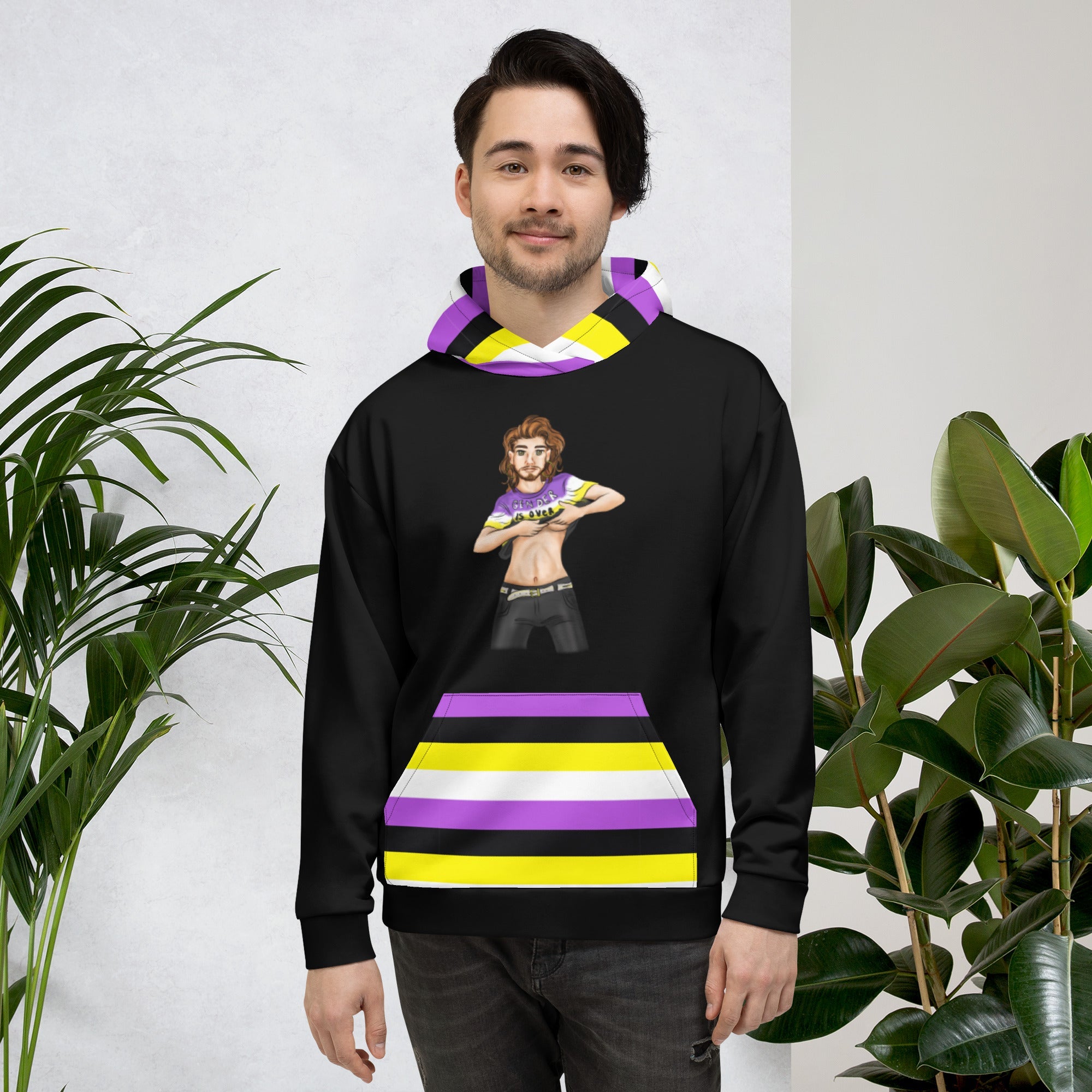 Diverse Identity Gender Is Over Hoodie – Inclusive, Comfortable, Statement Piece | Voce Lindx