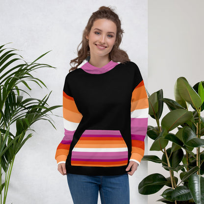 Hoodie – Sapphic Pride Flag | Inclusive Gender-Neutral Pride Hoodie