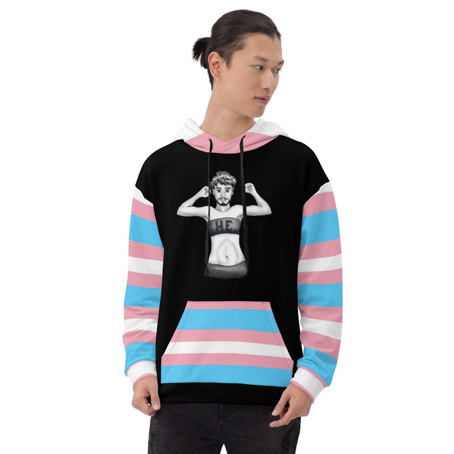 Hoodie – Gender Identity Pride Flag | Inclusive Gender-Neutral Pride Hoodie
