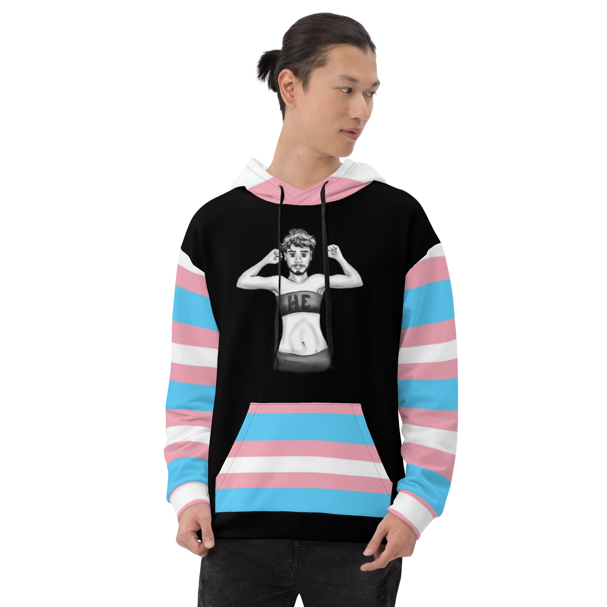 Hoodie – Gender Identity Pride Flag | Inclusive Gender-Neutral Pride Hoodie
