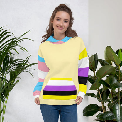 Gender &amp; Diverse Identity Pride Hoodie – Inclusive, Bold, and Empowering Design | Voce Lindx