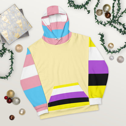 Gender &amp; Diverse Identity Pride Hoodie – Inclusive, Bold, and Empowering Design | Voce Lindx