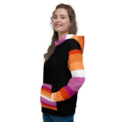 Hoodie – Sapphic Pride Flag | Inclusive Gender-Neutral Pride Hoodie