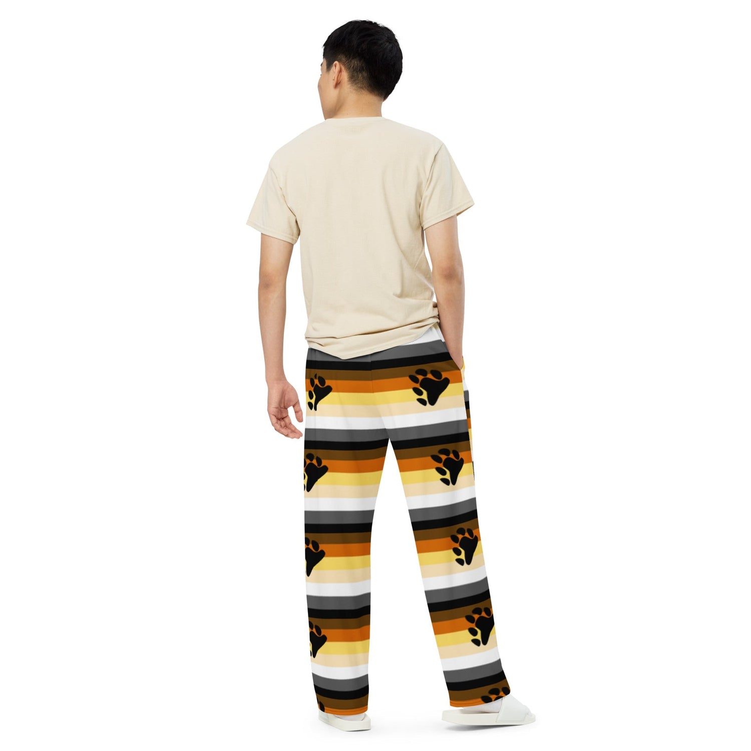 Wide-Leg Pants with Masculine Identity Flag – Bold, Comfortable &amp; Inclusive Fit