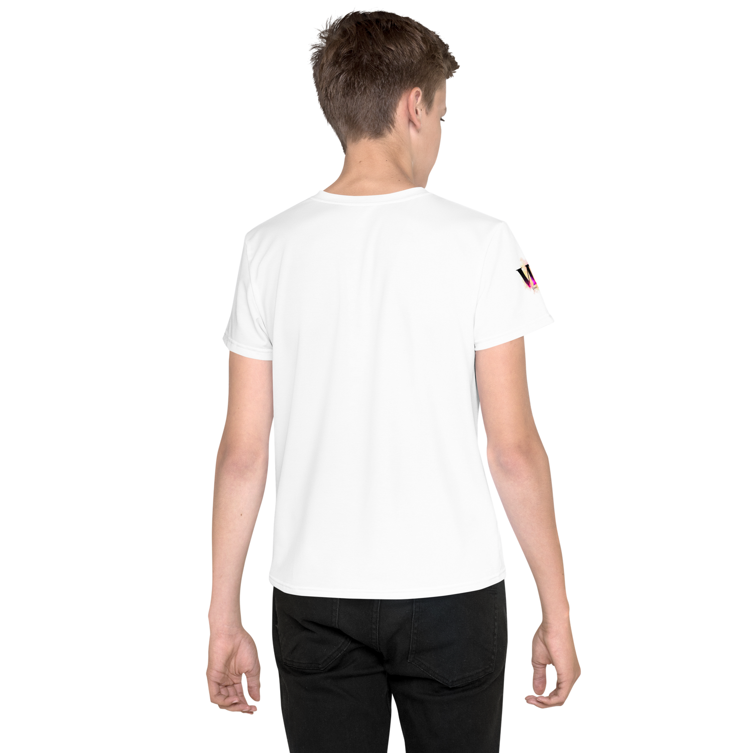 Camiseta juvenil cuello redondo ancla