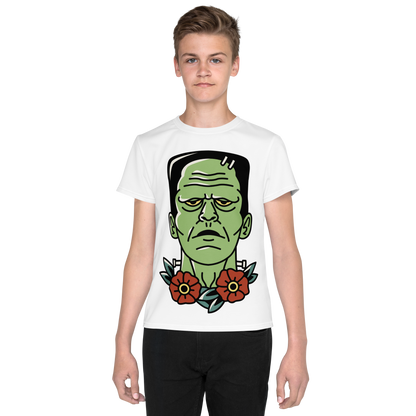 Camiseta juvenil cuello redondo frankenstein