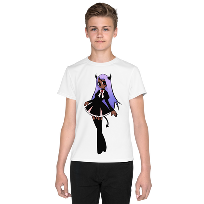 Camiseta juvenil cuello redondo Viuda negra