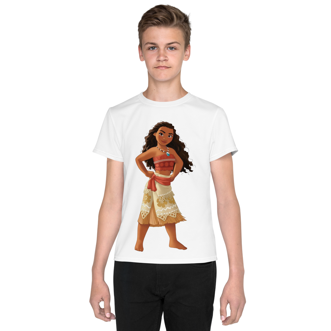 Camiseta juvenil cuello redondo Moana