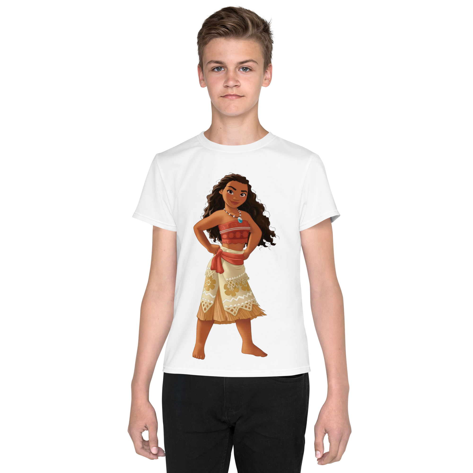 Camiseta juvenil cuello redondo Moana