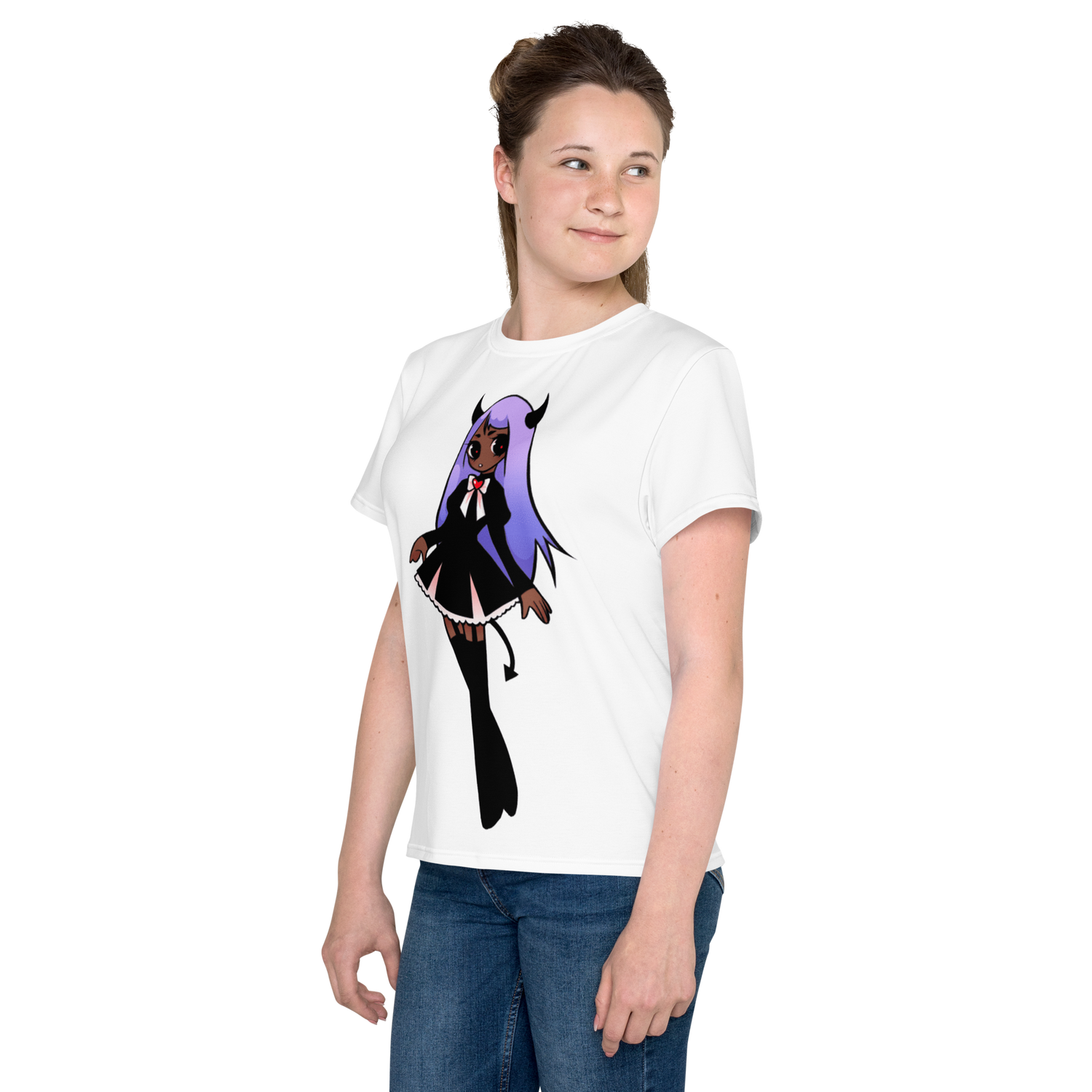 Camiseta juvenil cuello redondo Viuda negra