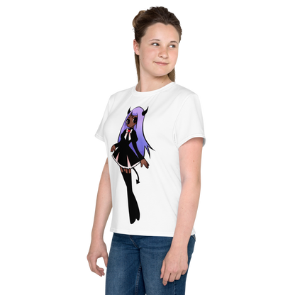 Camiseta juvenil cuello redondo Viuda negra
