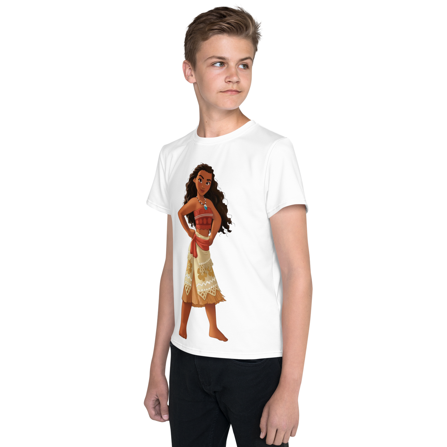 Camiseta juvenil cuello redondo Moana