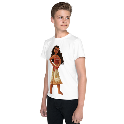 Camiseta juvenil cuello redondo Moana