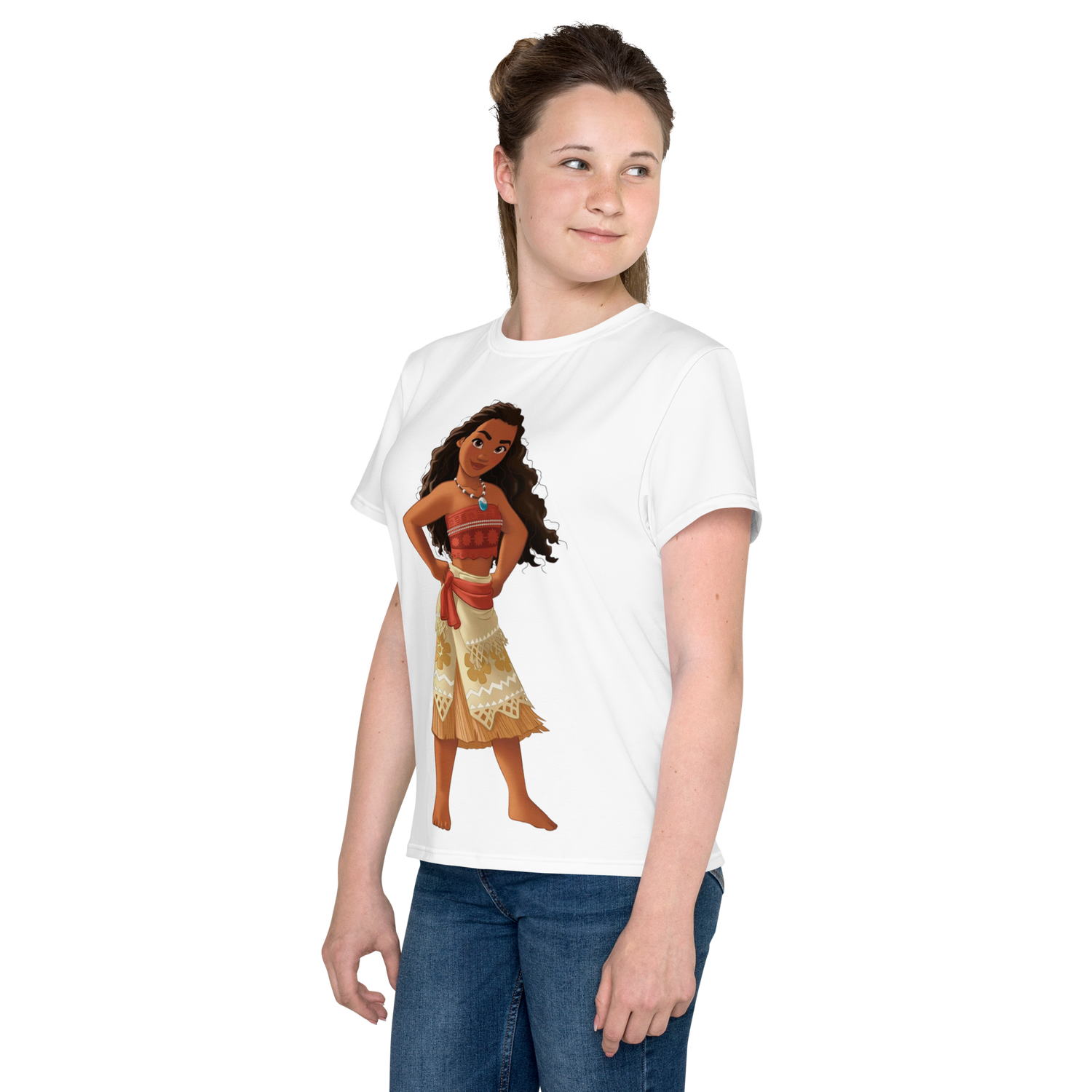 Camiseta juvenil cuello redondo Moana