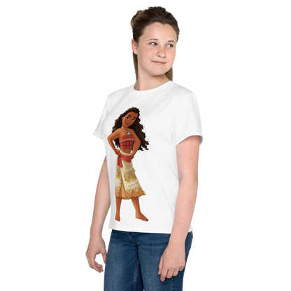 Camiseta juvenil cuello redondo Moana