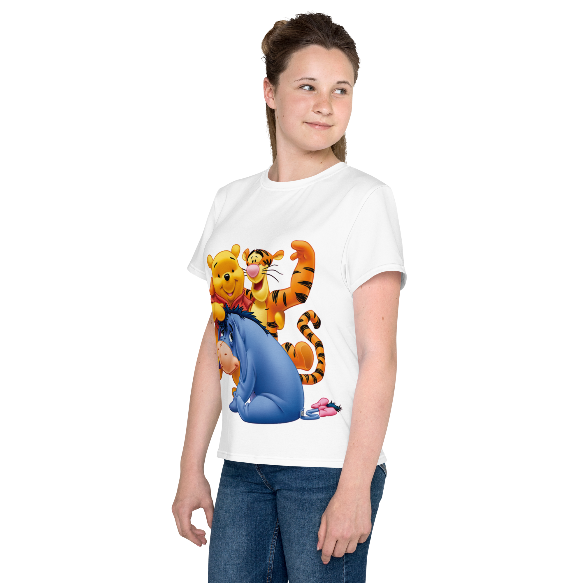 Camiseta juvenil cuello redondo timao y pumba