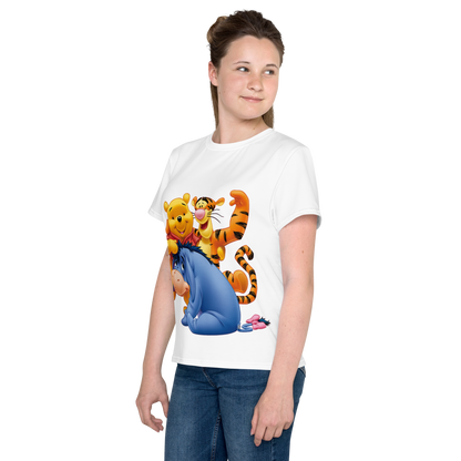Camiseta juvenil cuello redondo timao y pumba