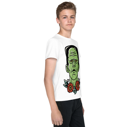 Camiseta juvenil cuello redondo frankenstein