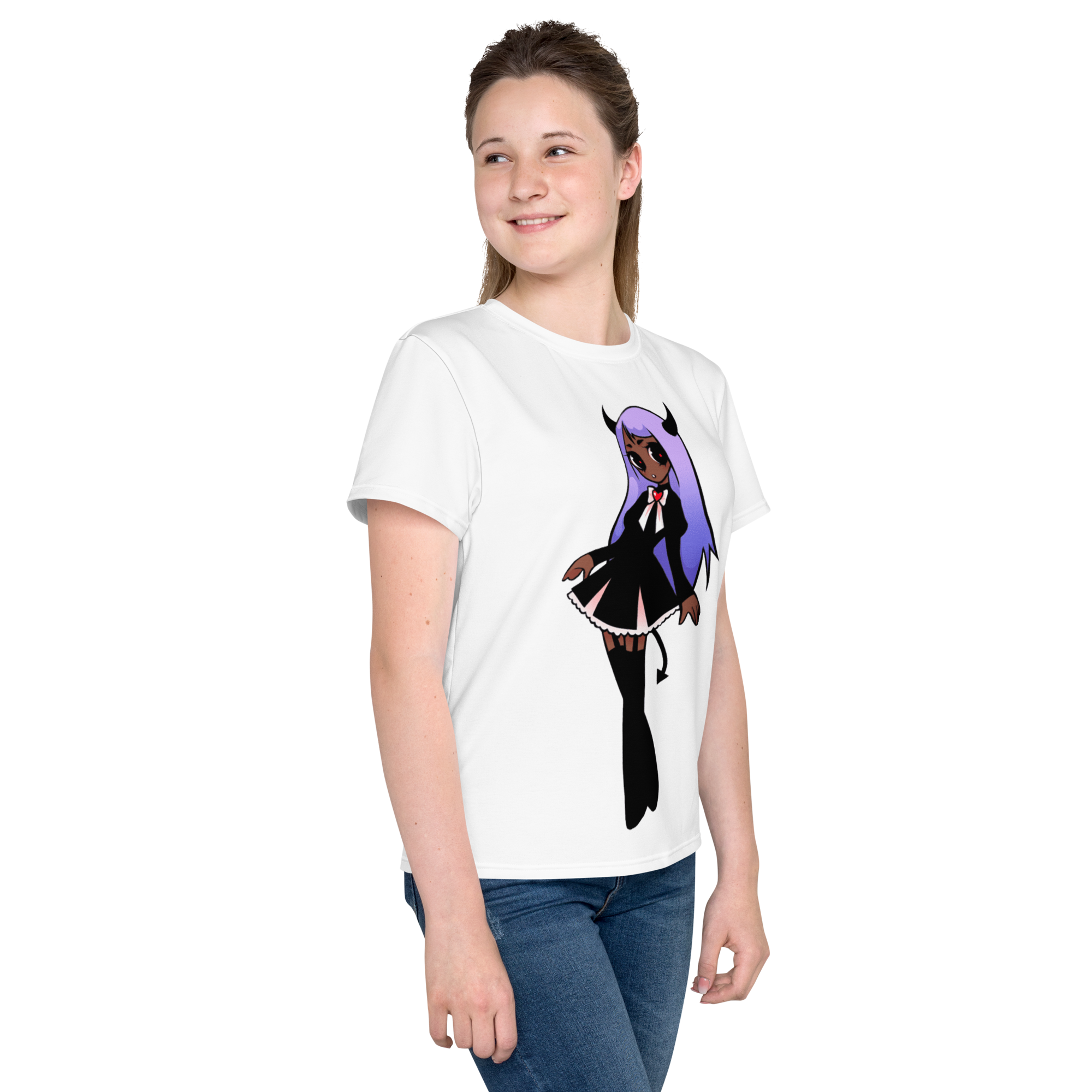 Camiseta juvenil cuello redondo Viuda negra