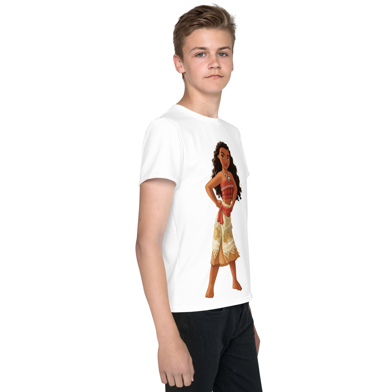 Camiseta juvenil cuello redondo Moana