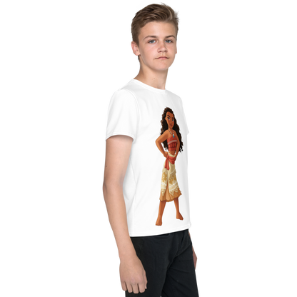 Camiseta juvenil cuello redondo Moana