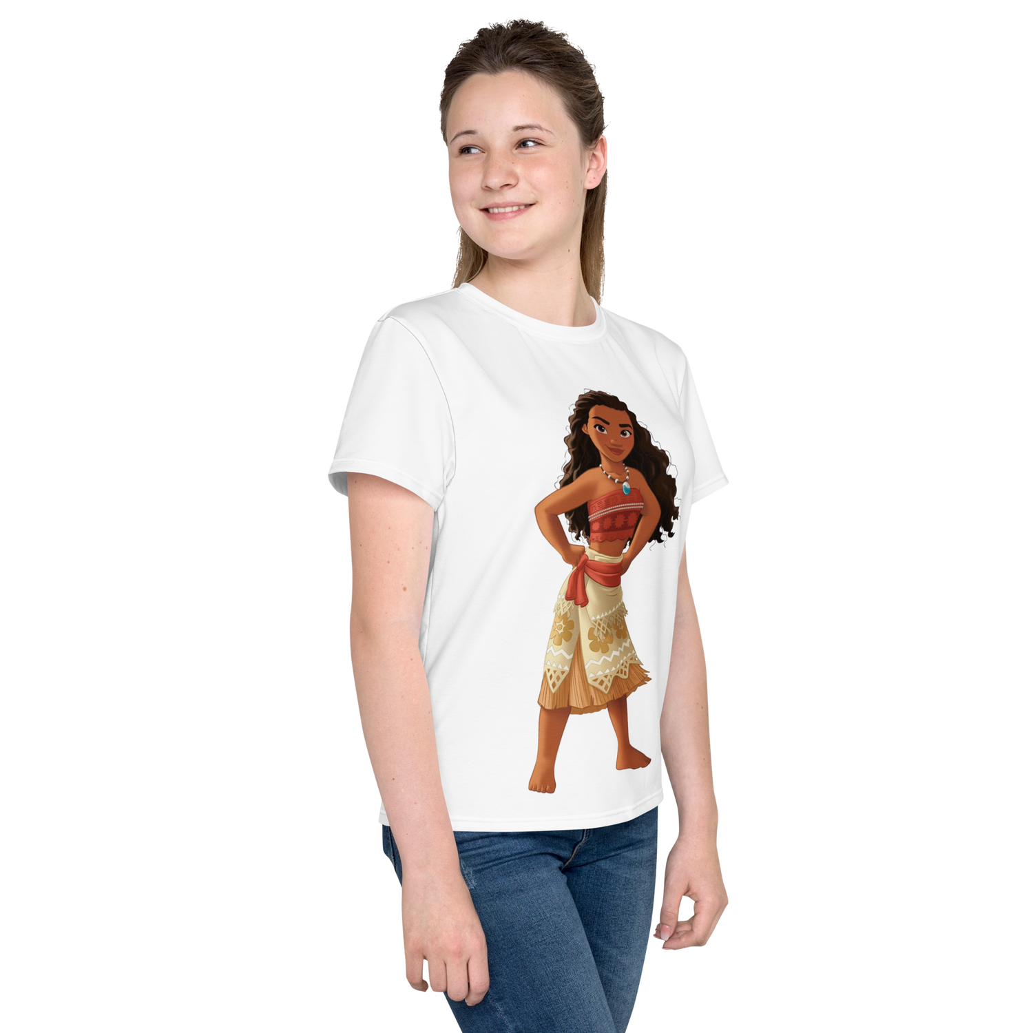 Camiseta juvenil cuello redondo Moana