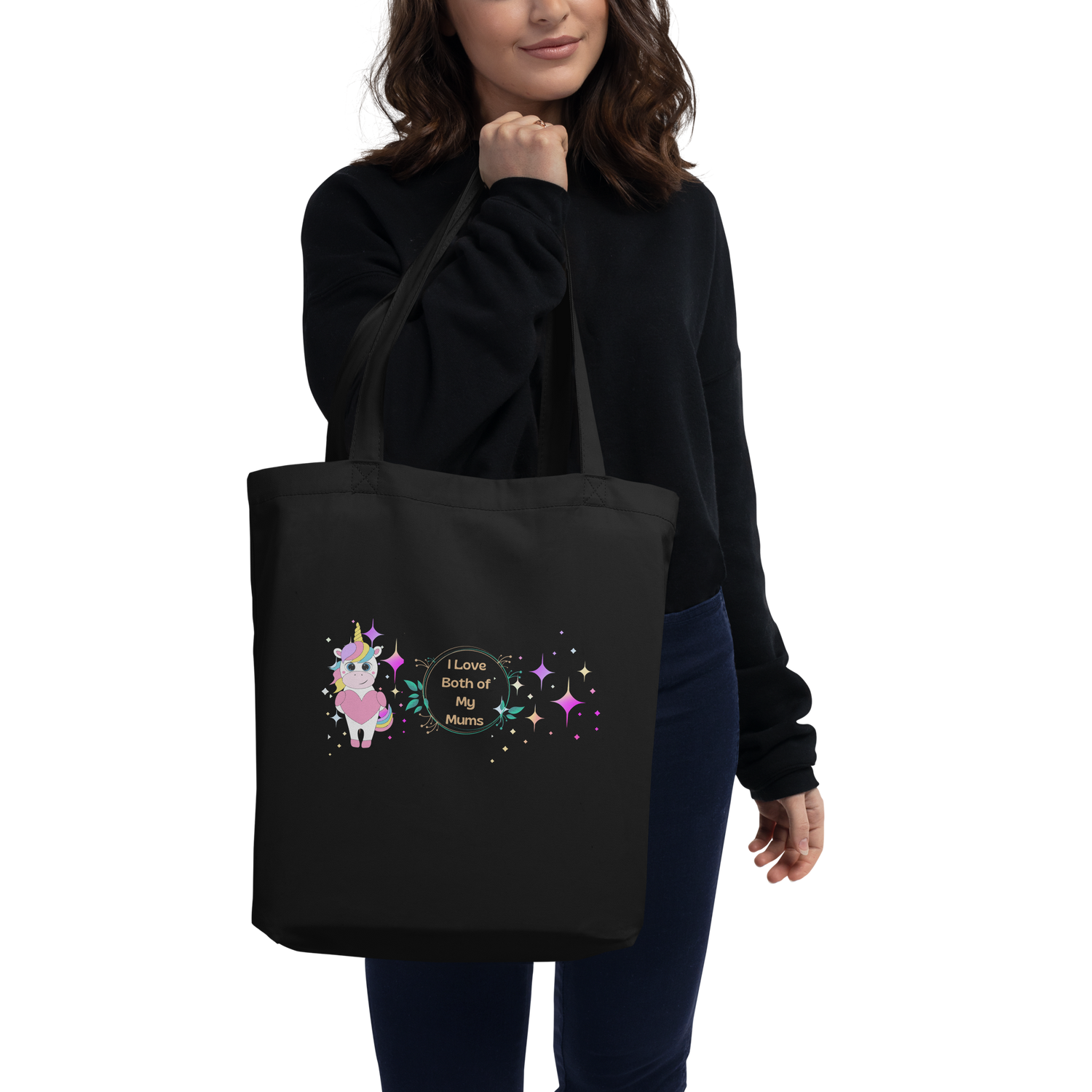 Eco Tote Bag – “Call Me They/Them” Pronoun Print | Organic Cotton Reusable Bag | Voce Lindx