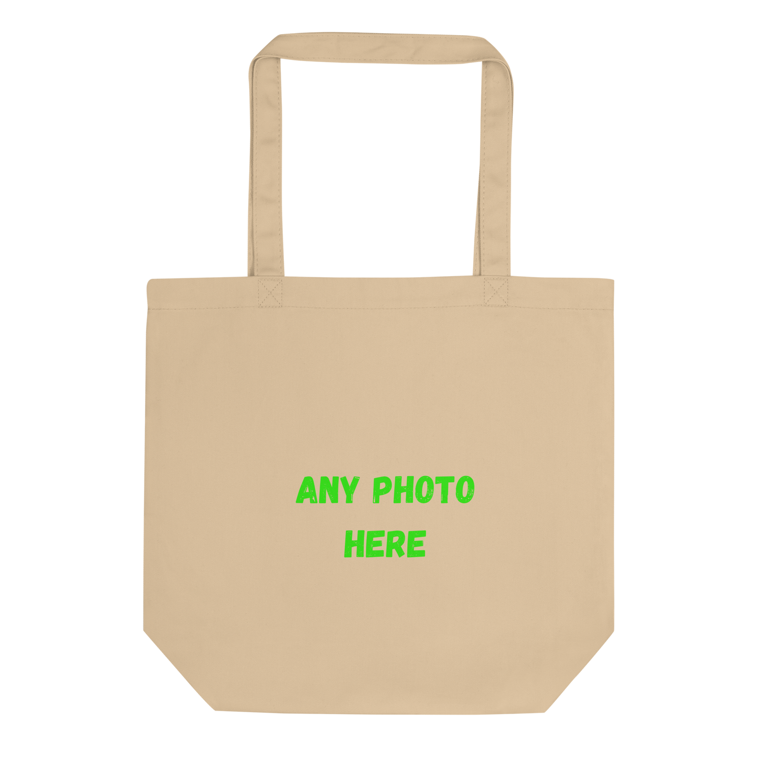 VOCE LINDX Eco Tote Bag – Upload Your Photo or Design – Reusable Cotton Canvas Shopper