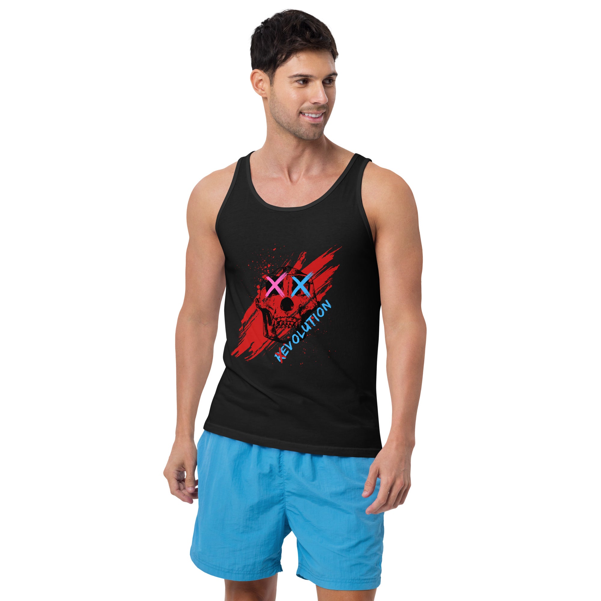 VOCE LINDX Classic Cotton Tank Top – 100 % Combed &amp; Ring‑Spun Cotton – Soft Staple Vest