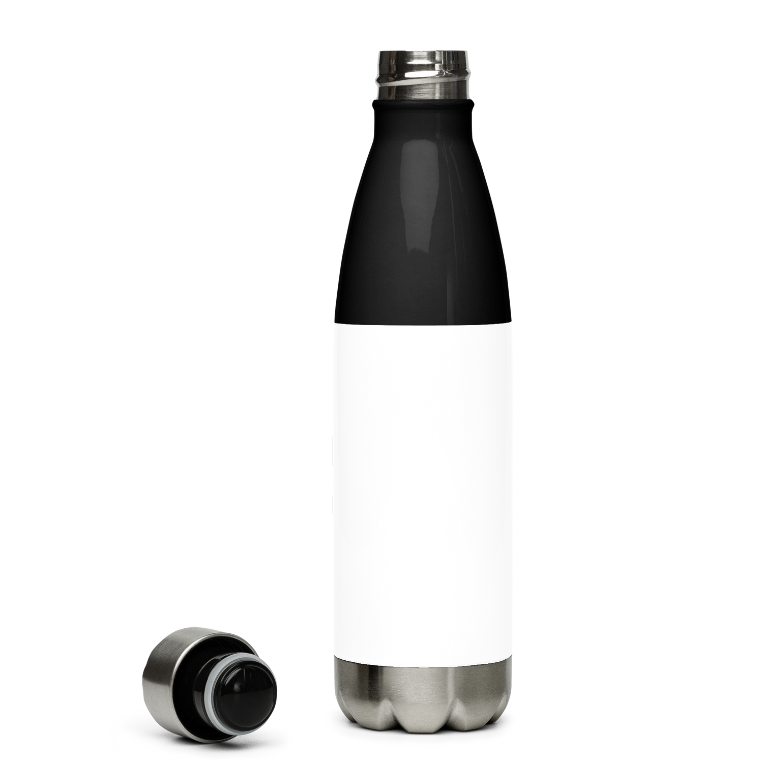 Botella de agua de acero inoxidable Bandera recta de aliado