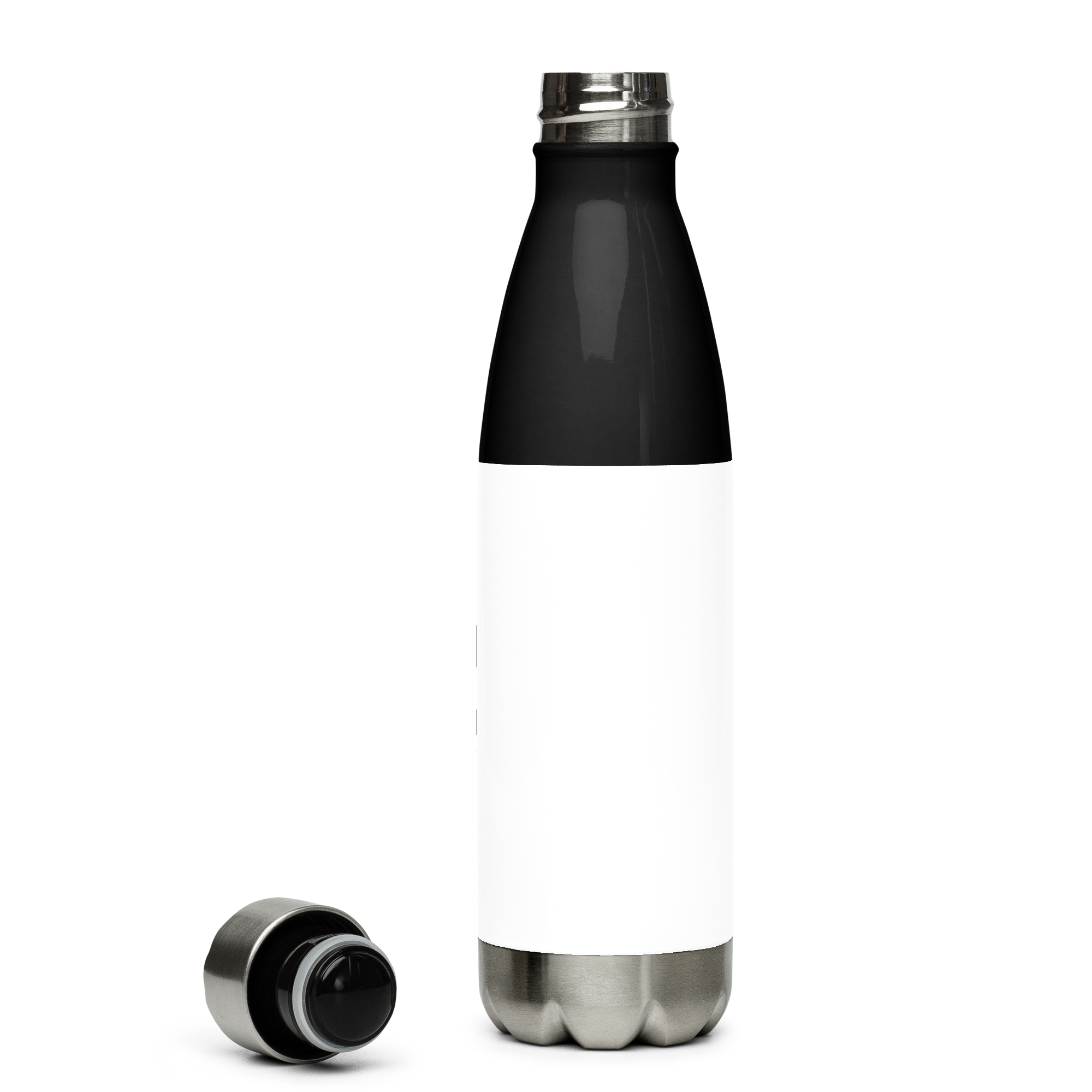 Botella de agua de acero inoxidable Bandera recta de aliado