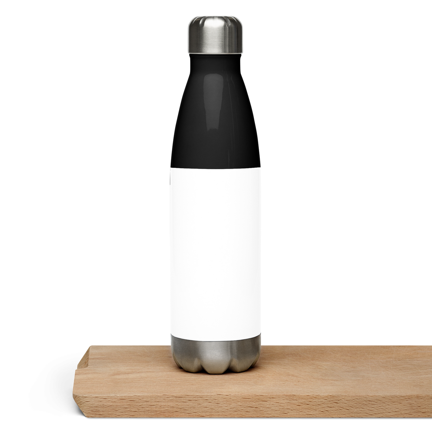 Botella de agua de acero inoxidable Bandera recta de aliado