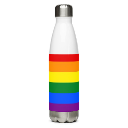 Botella de Agua de Acero Inoxidable LGBTQIA+ 6 colores