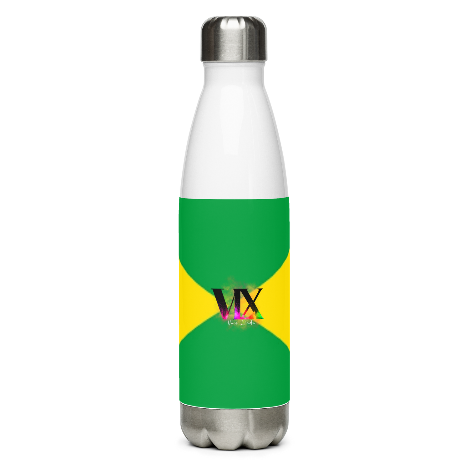 Botella de agua de acero inoxidable Bandera de Brasil